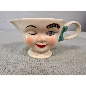 Baileys Irish Cream - Yum Face Cup Winking Eye Creamer - 1996 Limited Edition
